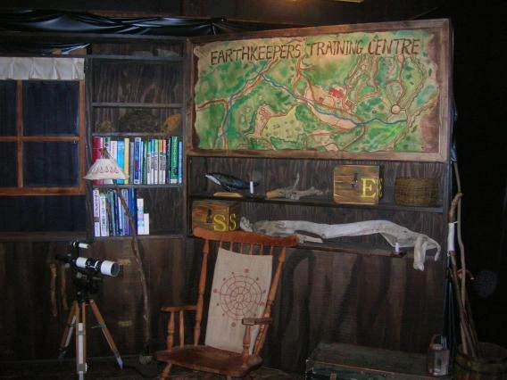 view of the interior of E.M.'s Lab at island lake