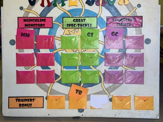 Earthkeepers Game Show Board with cards